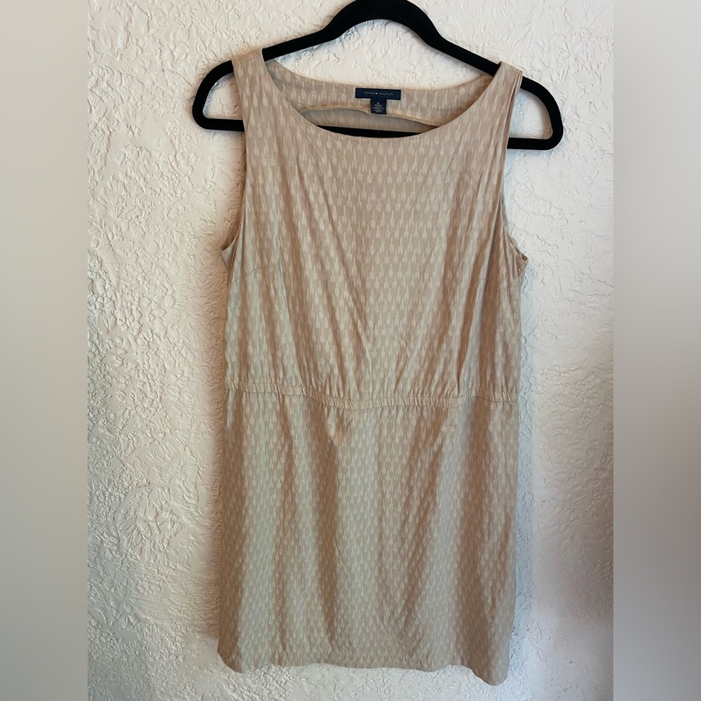 Tommy Hilfiger Beige Sleeveless Mini Dress